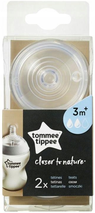 

Smoczek Tommee Tippee 3m+ o średnim przepływie x2