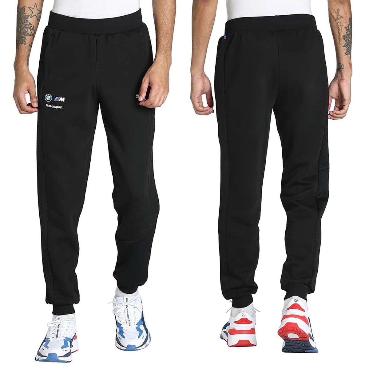 Puma sportovní tepláky pánské teplákové kalhoty 535866 černé velikost S