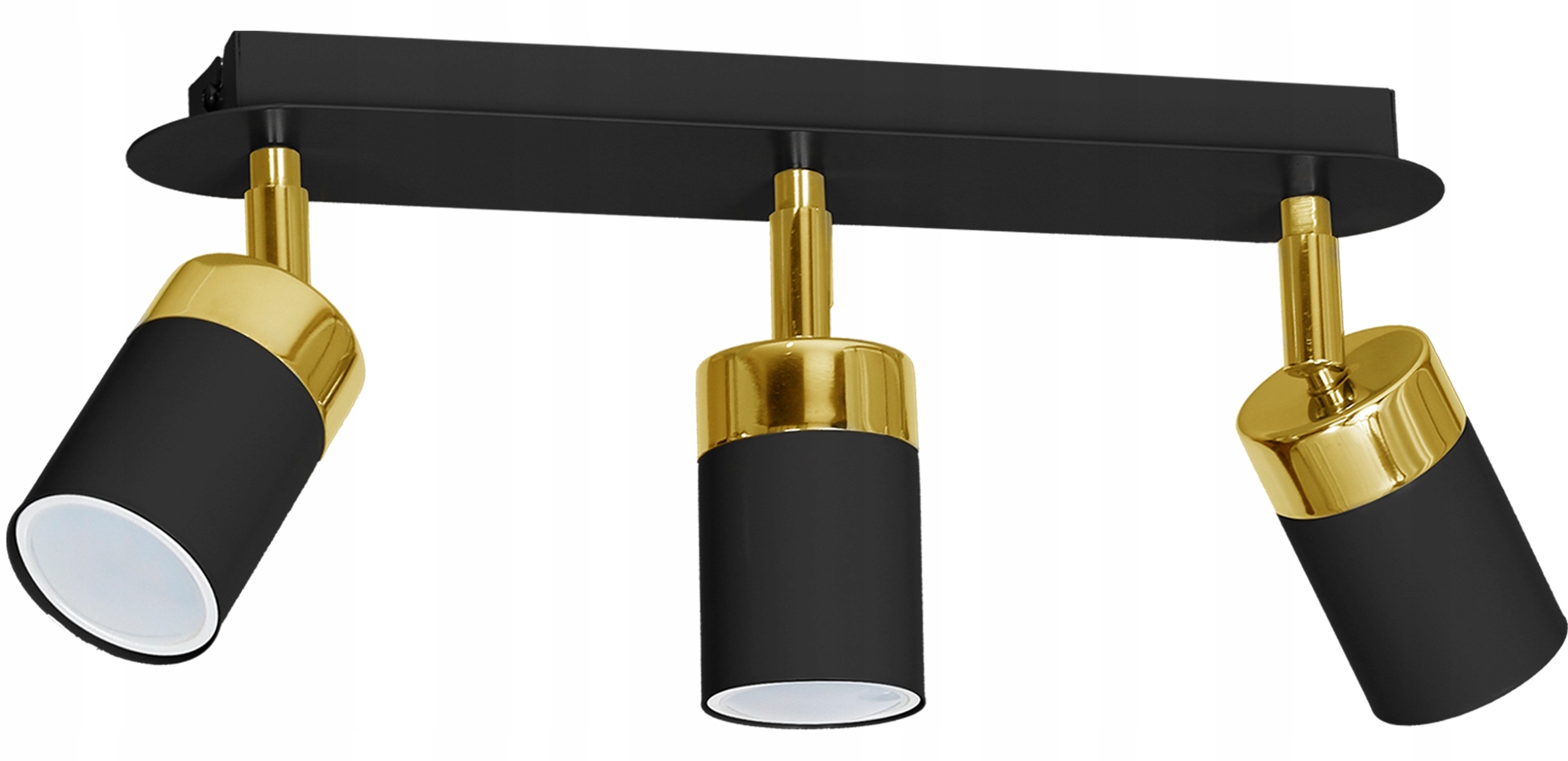 Stropná lampa Joker Black/gold 3xGU10 Milagro