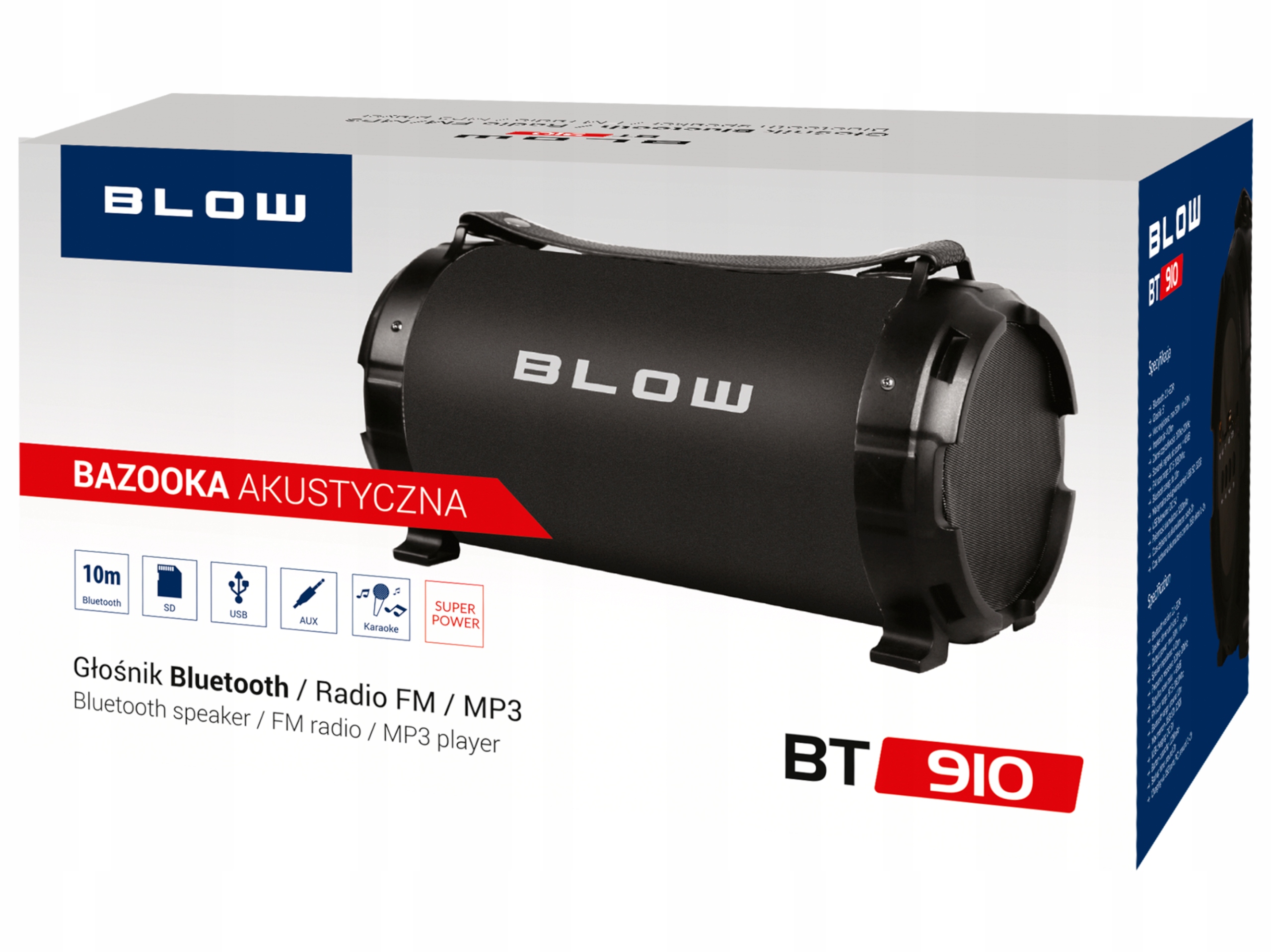 OUTLET GŁOŚNIK BLUETOOTH PRZENOŚNY RADIO BOOMBOX Model 30-331#