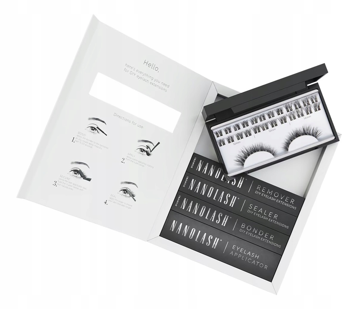 Nanolash Diy Extensions Starter Kit Sada umělých řas