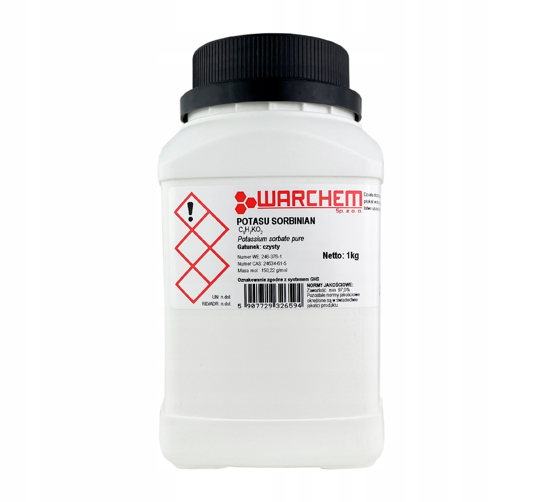 

Sorbinian Potasu czysty 1kg