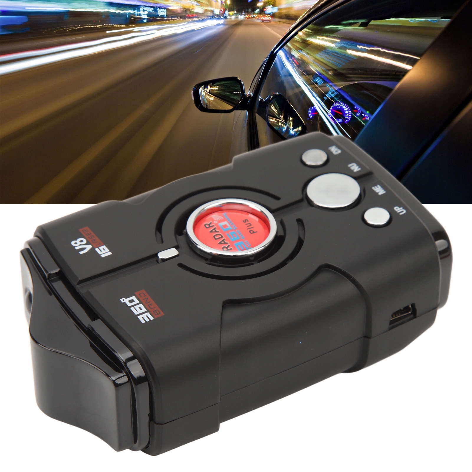 ANTYRADAR LASEROWY 360 STOPNI WYKRYWACZ RADARÓW Kod producenta ODKTA7811