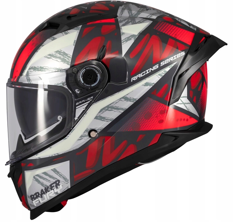 Integrálna motocyklová prilba Mt Braker Sv Fury Black/grey/red čierna Darčeky