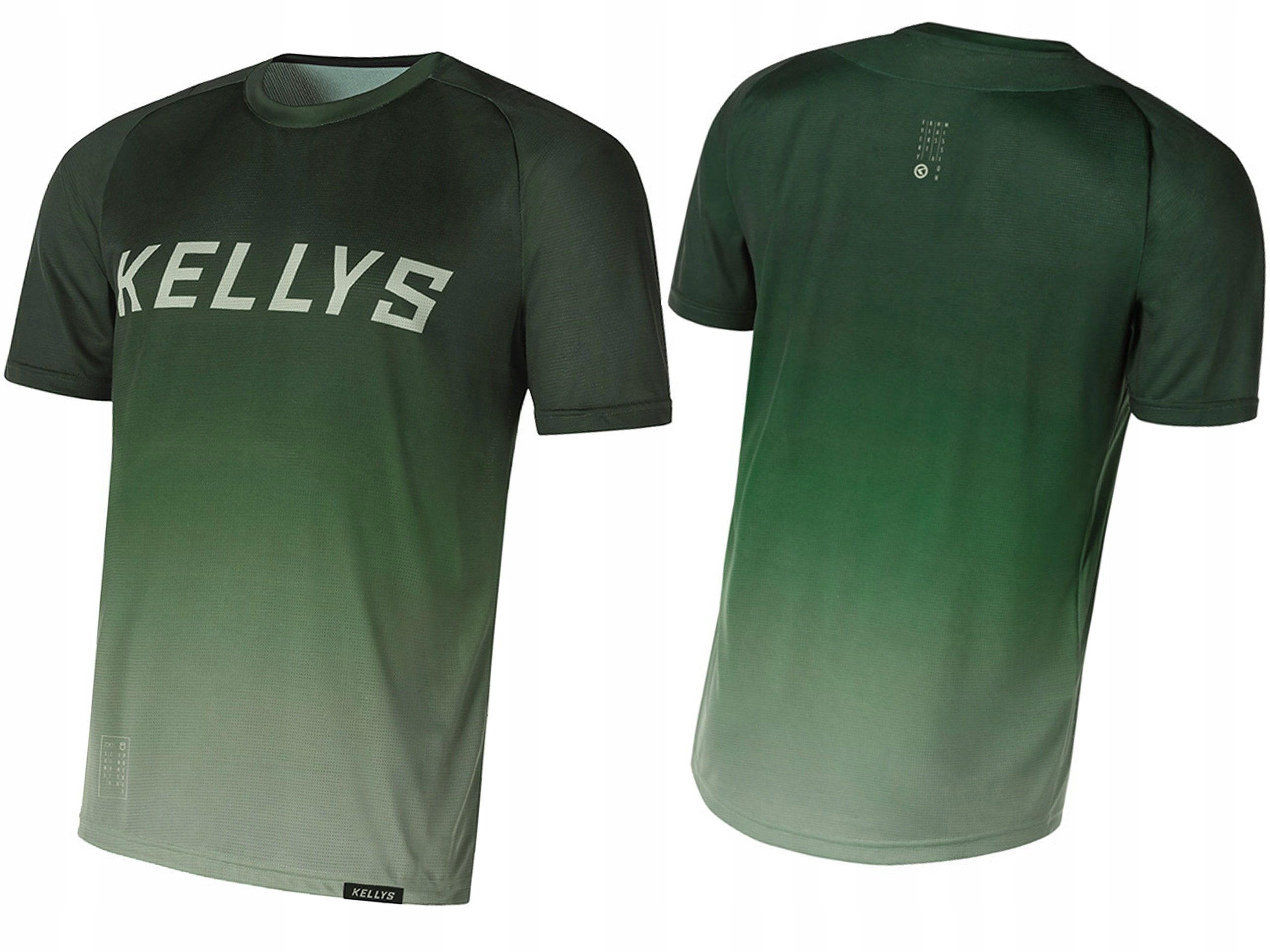 Koszulka rowerowa męska Kellys Tyrion 2 green M