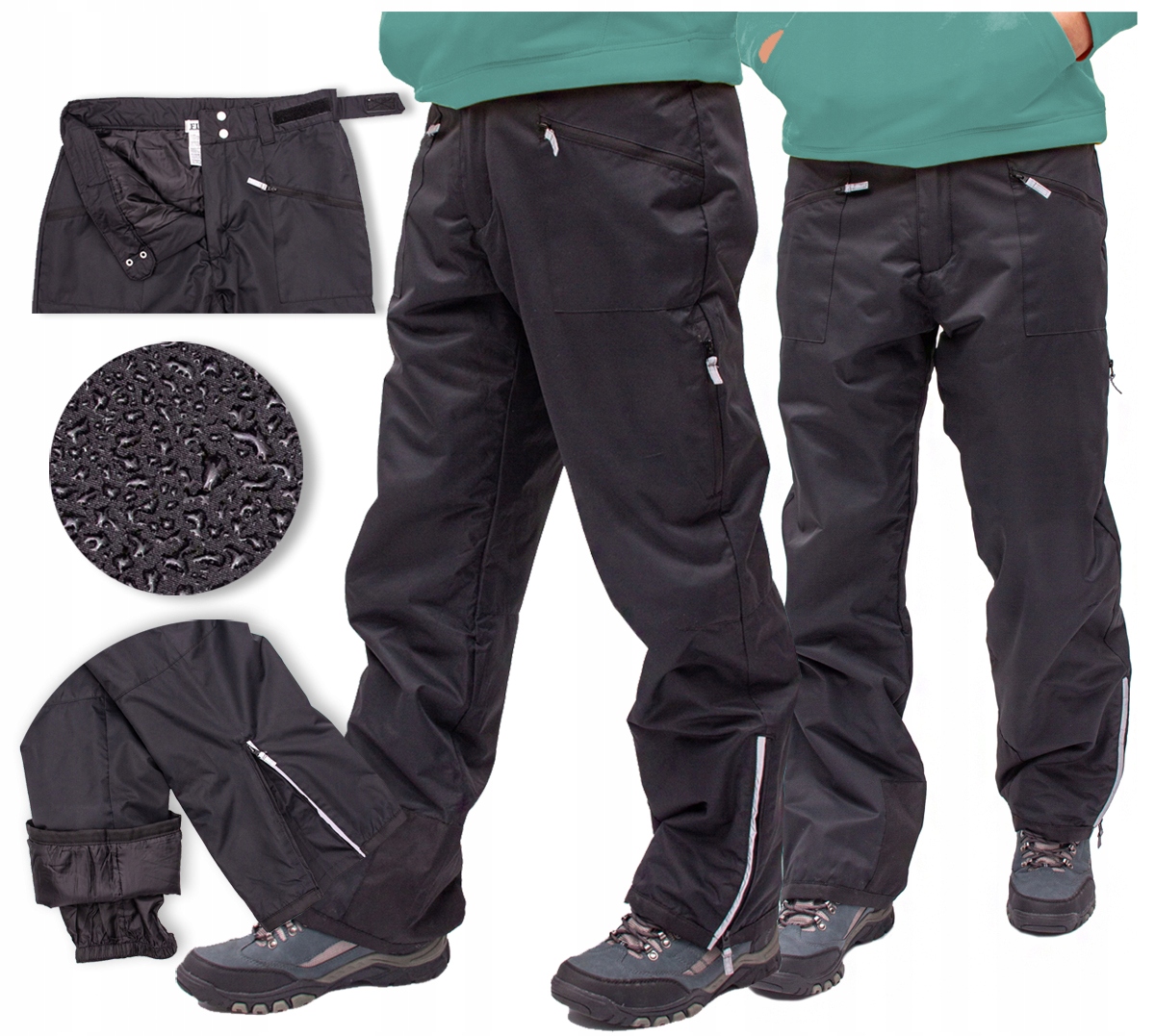 spodnie Narciarskie Snowboard męskie Ocieplane S