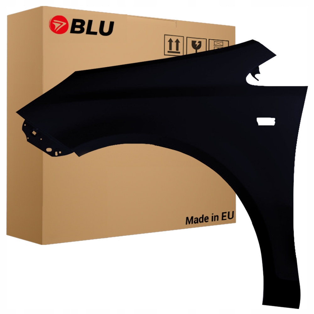 Blu Blatník Opel Corsa D Z20R levý černý 06-14 přední pozink SaphirSchwarz