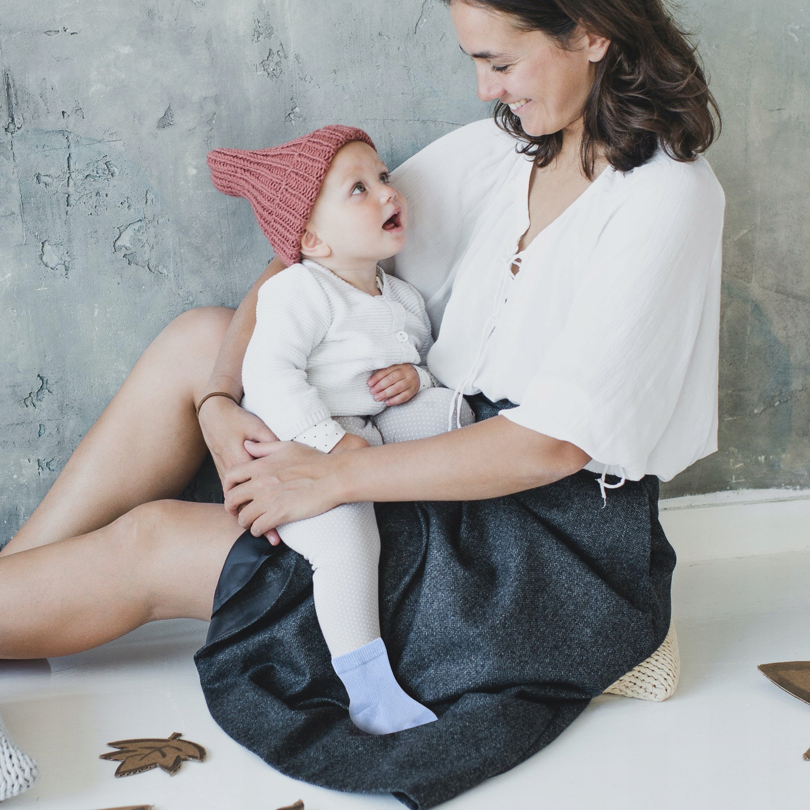 CHŁOPIEC NIEMOWLĄT UBRANIA PREZENTOWE RĘKAWICE W PASKI Materiał dominujący inny