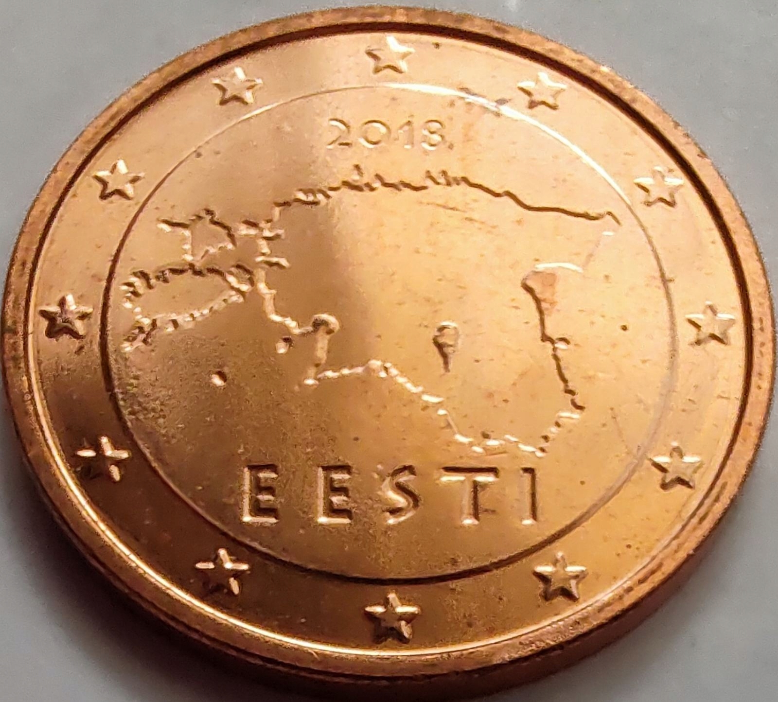 4408 - Estonia 5 eurocentów, 2018