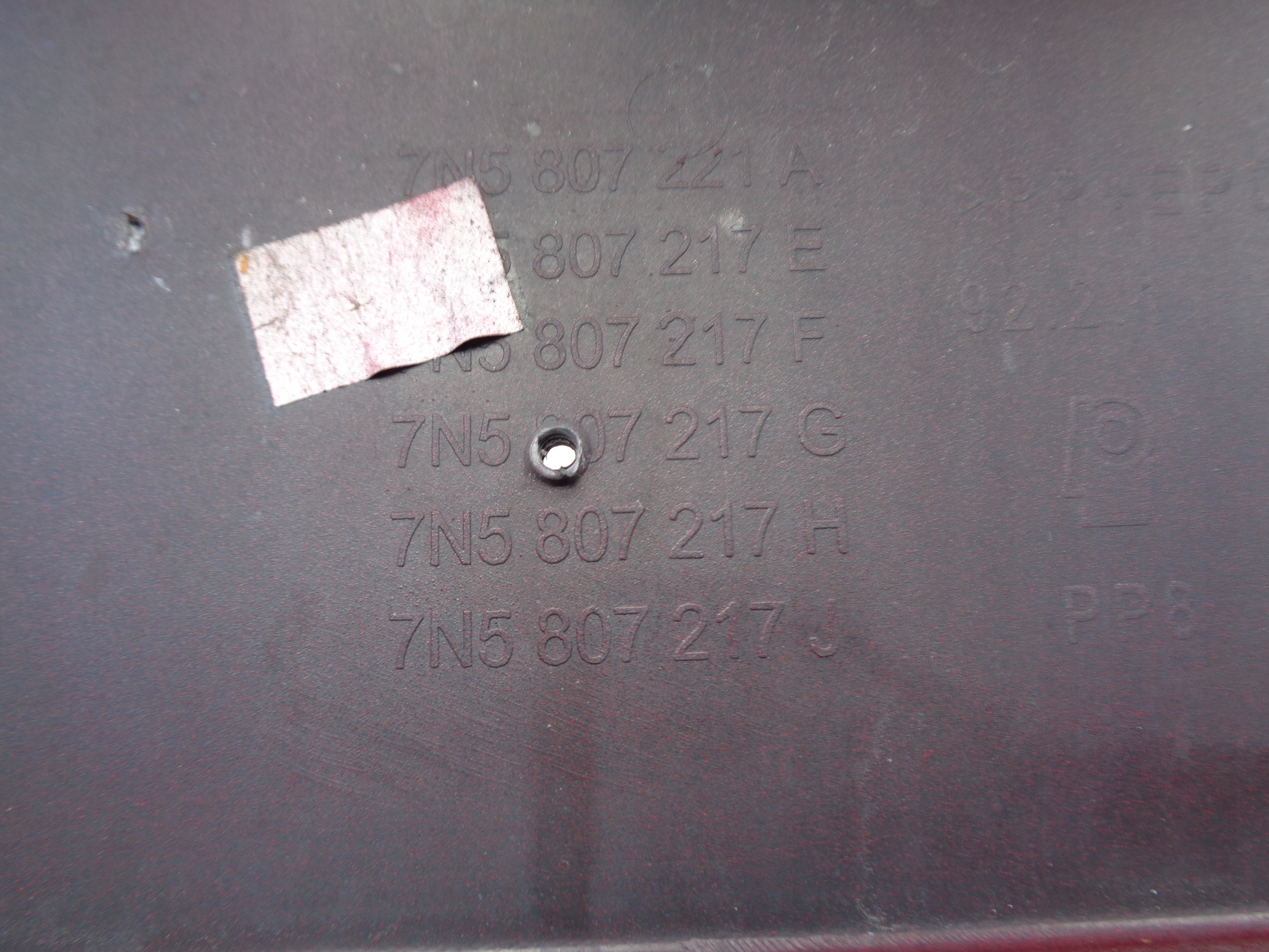 front bumper SEAT ALHAMBRA 7N5 10- NR 52263