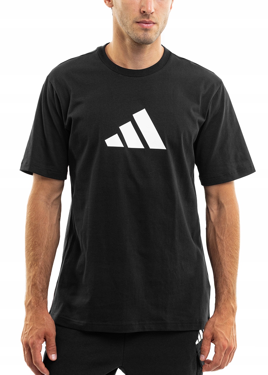 Tričko Pánské adidas Tričko Sportovní Bavlna Tréninková černá M