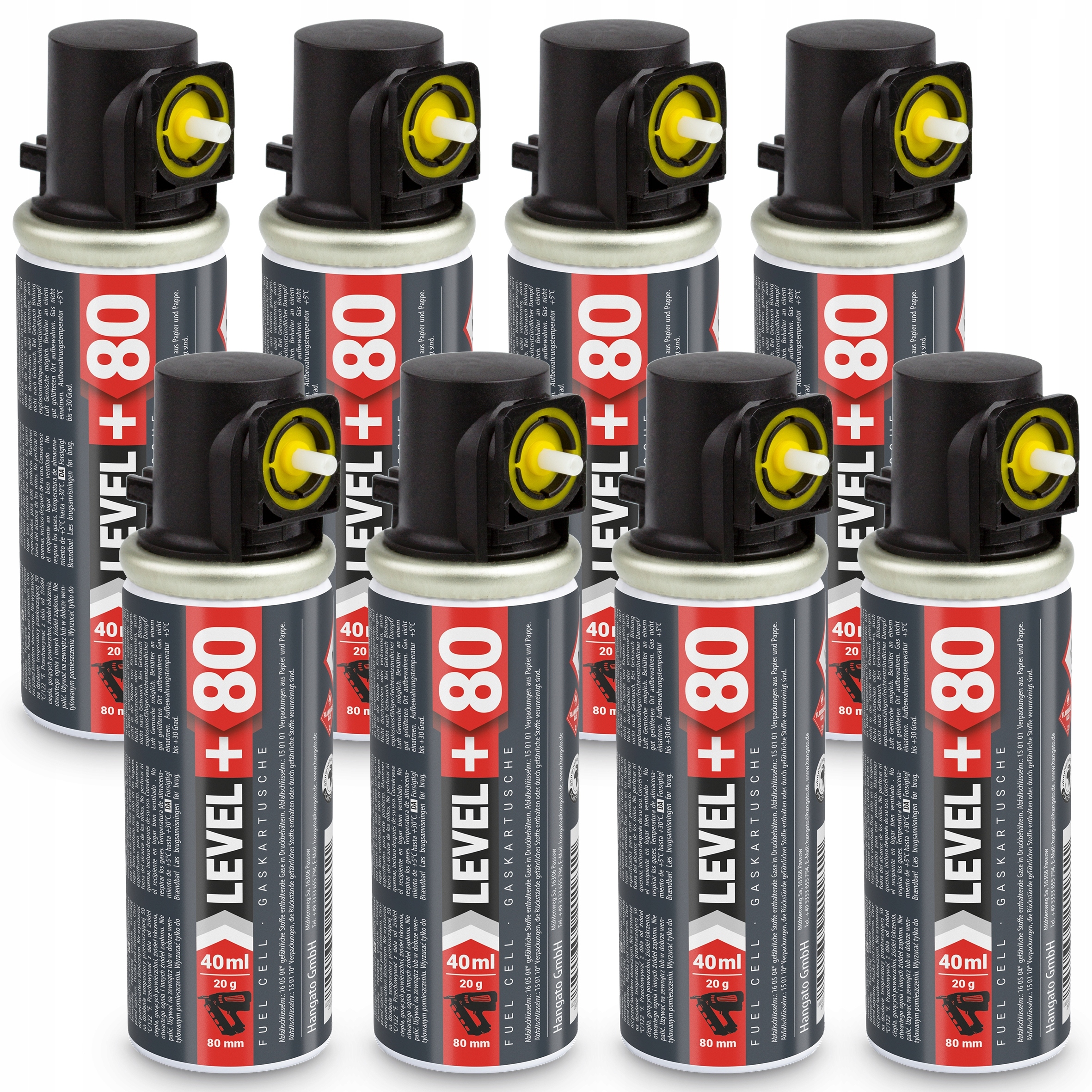 Plyn do tužek Náboj 8 ks 78 mm 20 g L+80