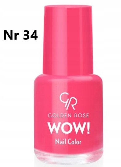 Golden Rose Wow Nail Color 6ml 34
