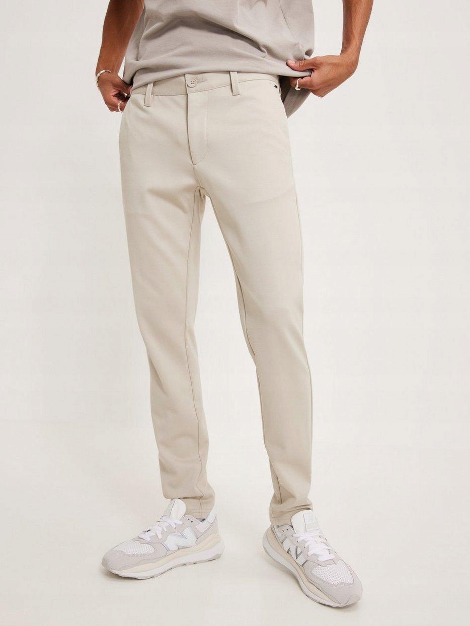 ONLY & SONS BEŻOWE ZWĘŻANE SPODNIE CHINOS SWH NG5__W28/L32