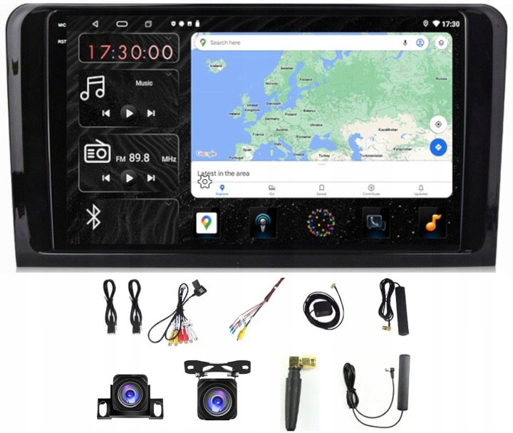 Rádio Navigácia Carplay Gps Android Mercedes ML 2005-2012 4GB 64GB Sim