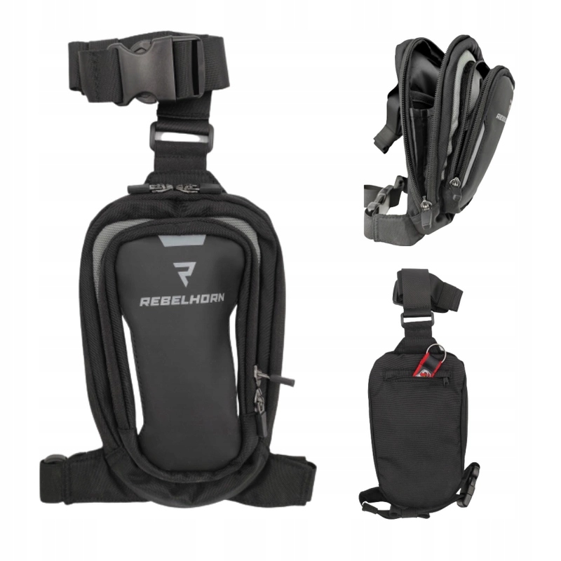 Taška na stehno Rebelhorn Hip II Black/grey Bonus
