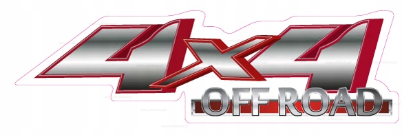 Naklejka 4x4 OFF ROAD EXTRA duża