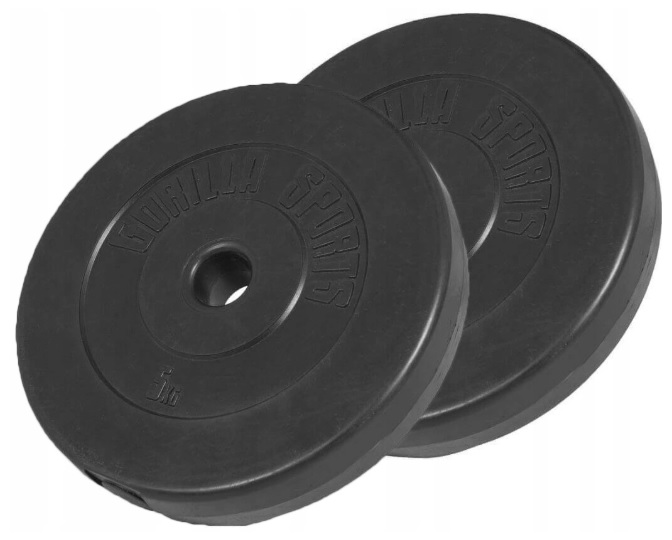Zestaw 10kg obciążenia winylowe 30 mm 2 szt. x 5kg