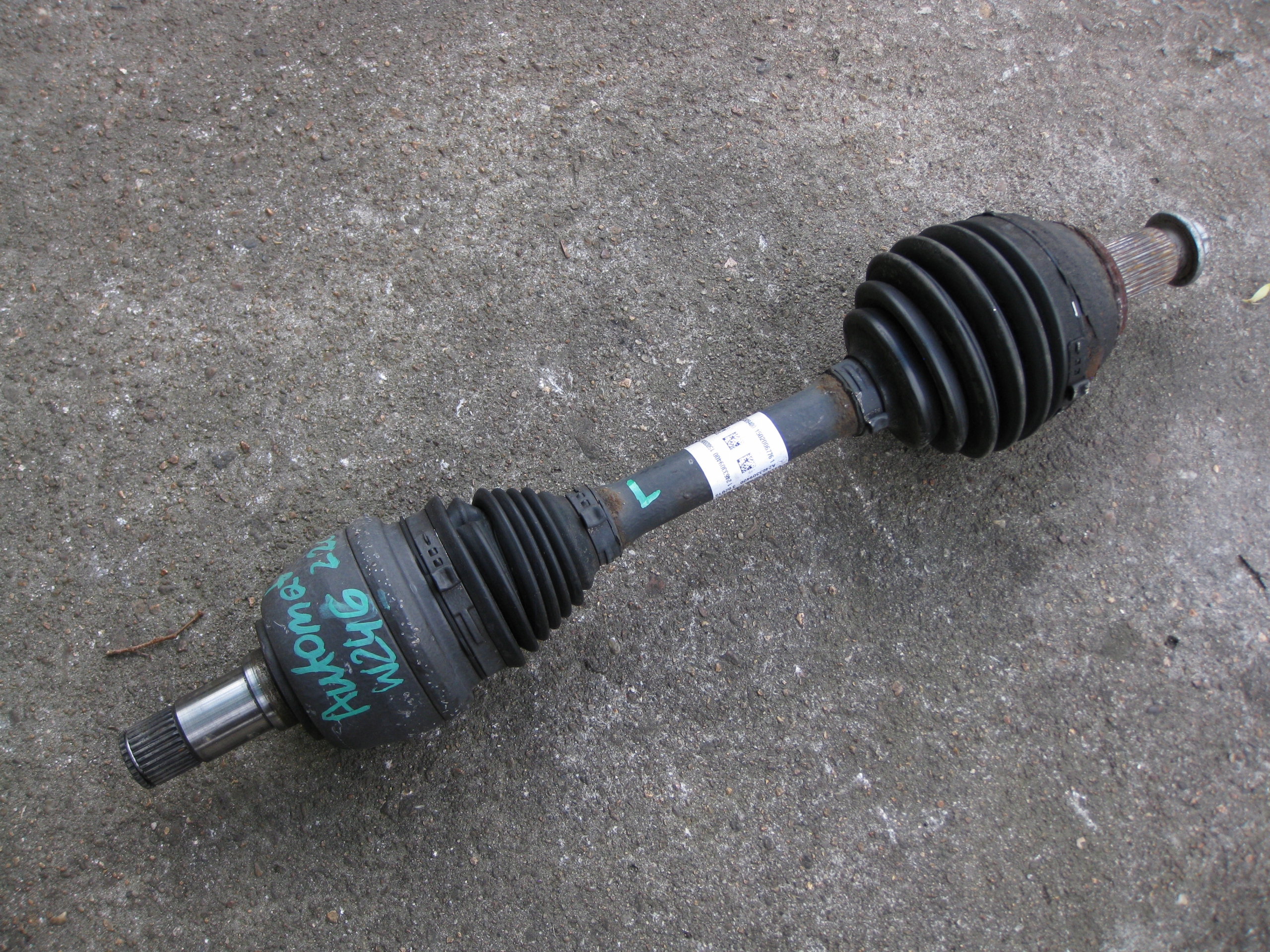 MERCEDES W246 2.2 CDI 15R semi-axis left A2463309400