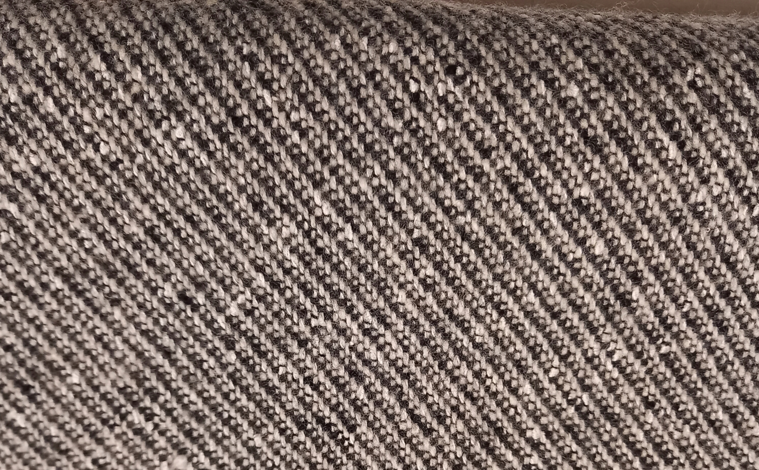 Látka plášťová vlna na kabát š 150 cm pepitka černá kupón 1,5 m