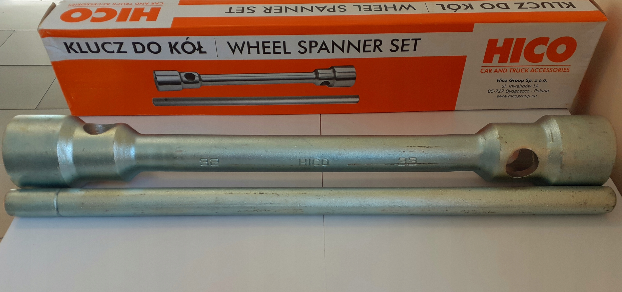 

Klucz Do Kół Prosty Z Przetyczką Dwustronny 32X33