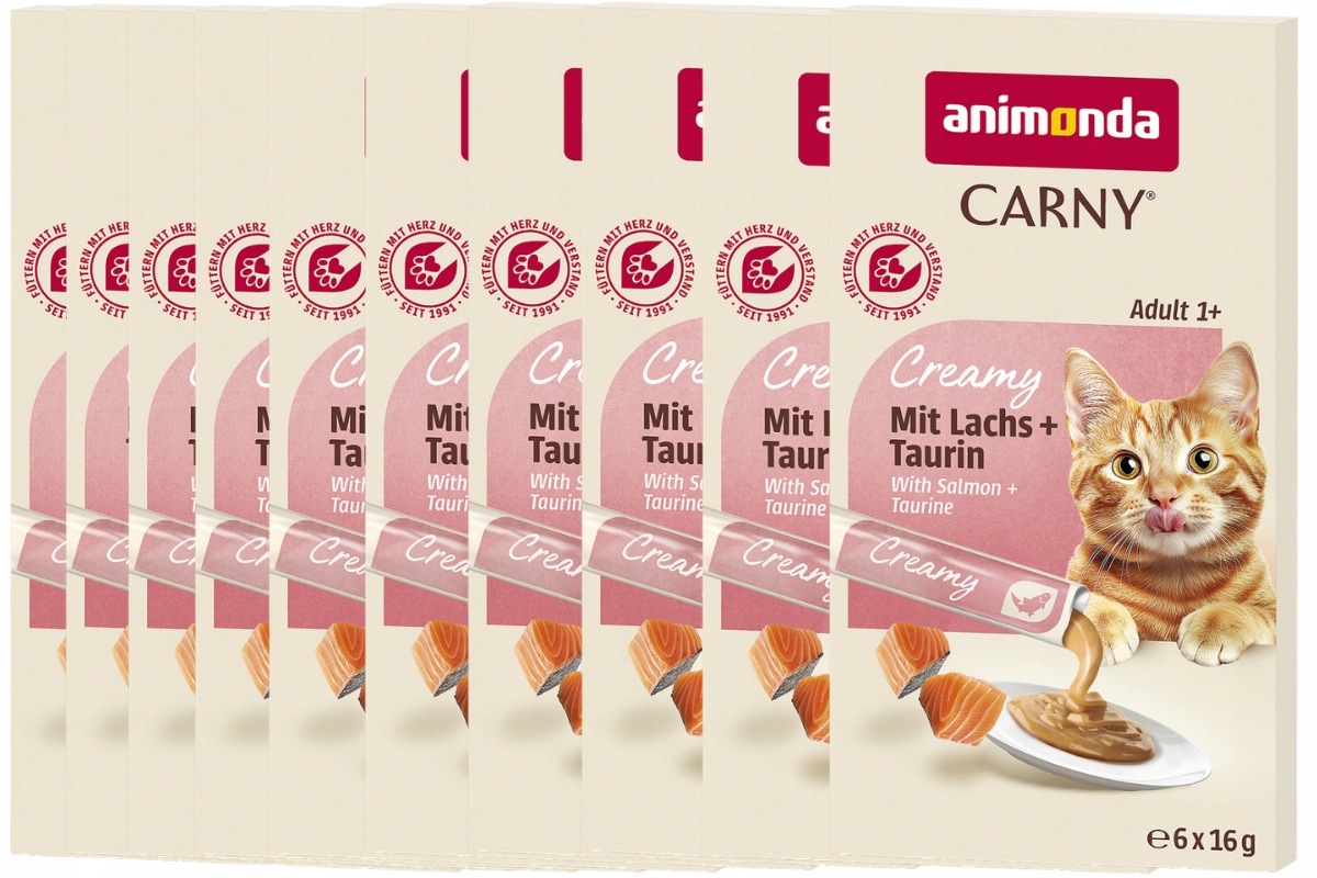 Animonda Creamy Pamlsek pro kočky 66x15g – Losos (11 ks)