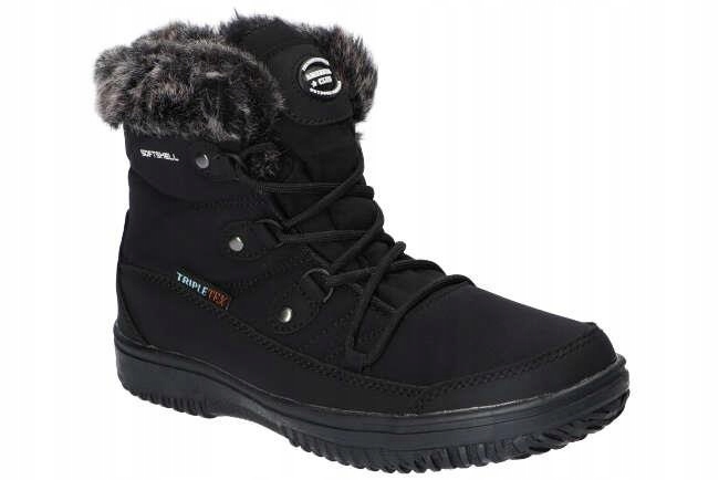 American Club SN29 Zateplené Trapery Kotníkové Boty Sněhule Dámské Zimní Boty 37