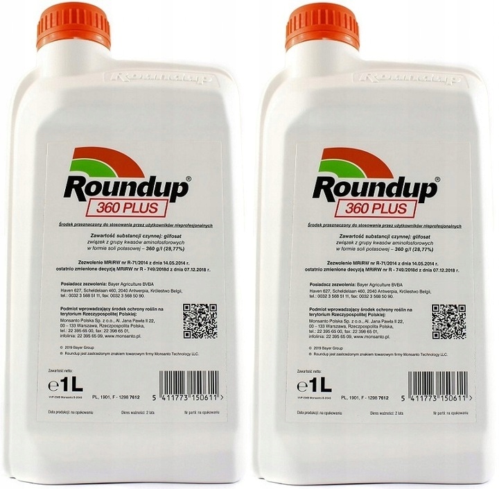 Roundup 360SL 1L 2szt Randap Rundup round-up roundupp roundub rundeup