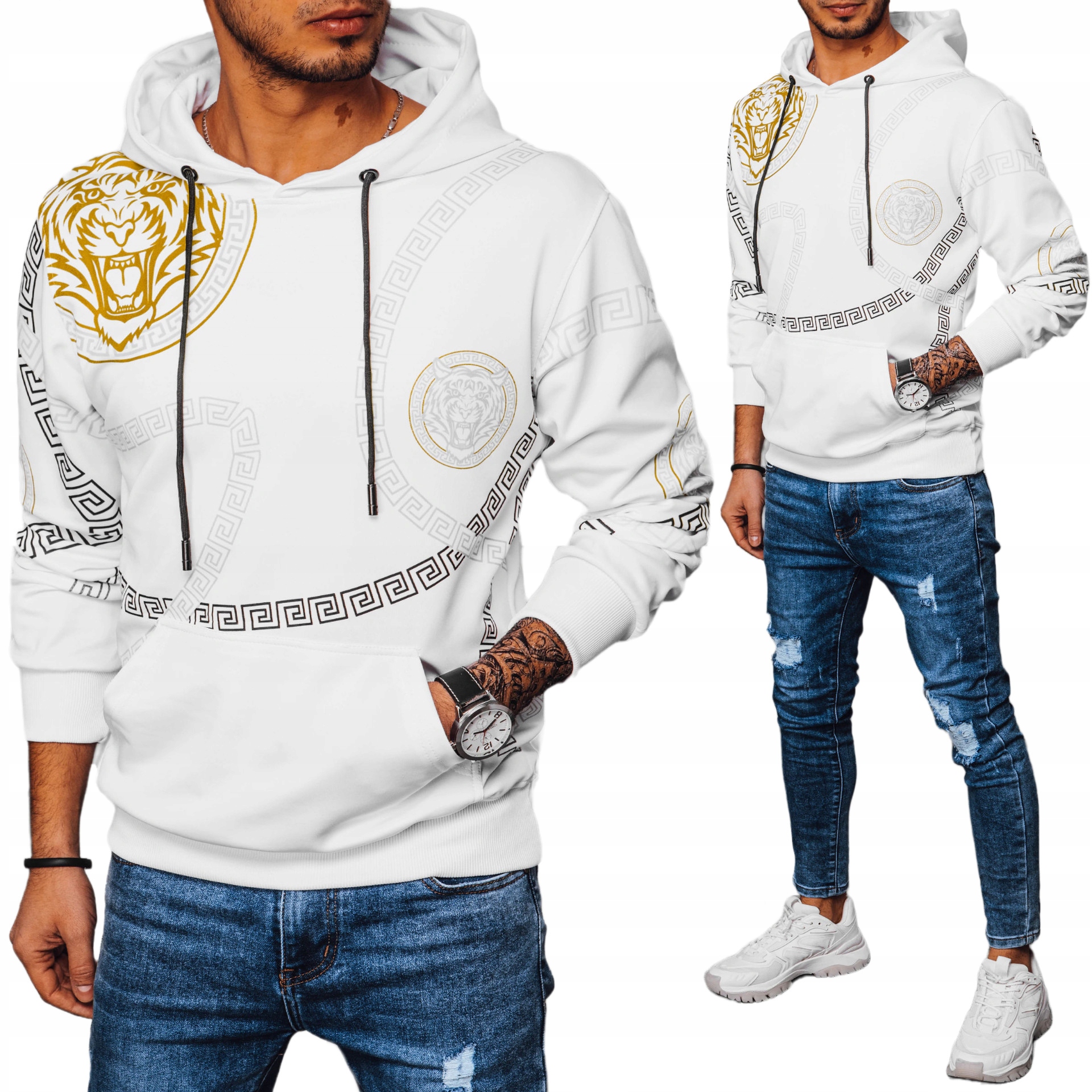 BLUZA MĘSKA Z KAPTUREM roz. XL