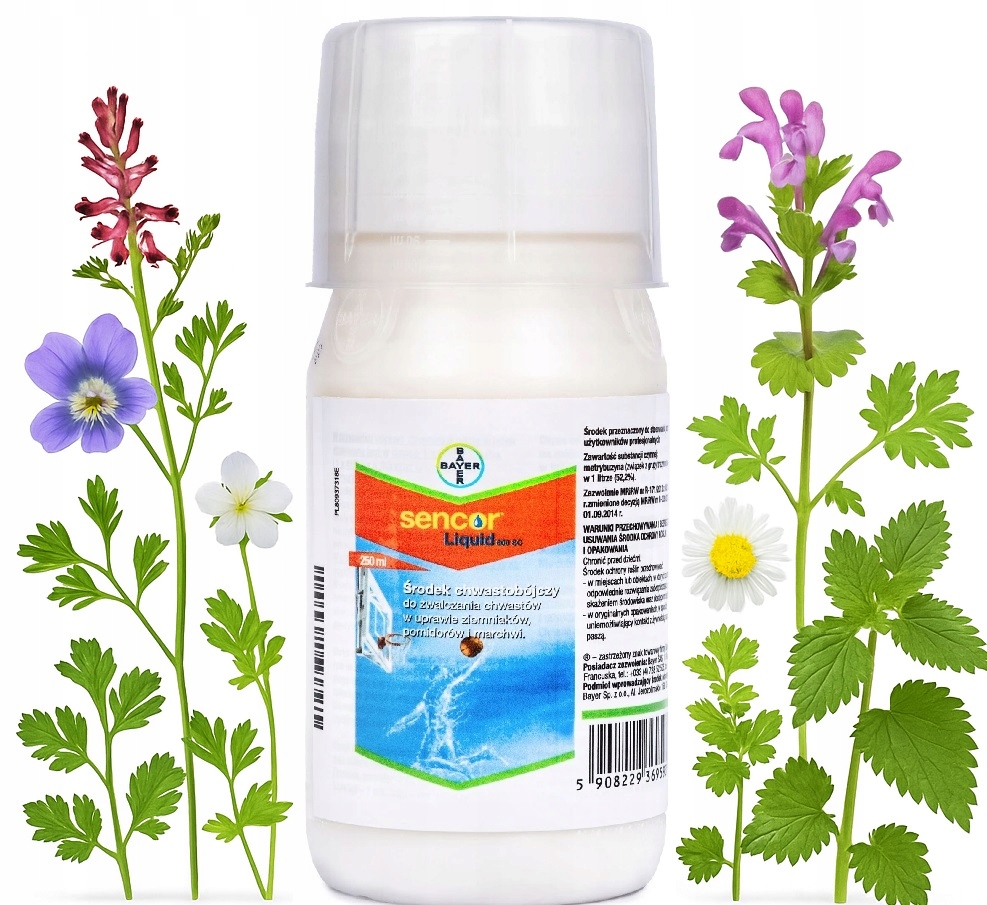 Sencor Liquid 600SC 250ml Bayer chwasty ziemniaki pomidory marchewka