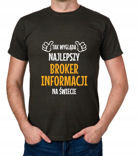 

koszulka Najlepszy Broker Informacji prezent