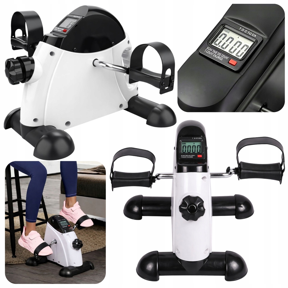 Mini Rowerek Treningowy Rower Rehabilitacyjny Trenażer Na Ręce I Nogi LCD