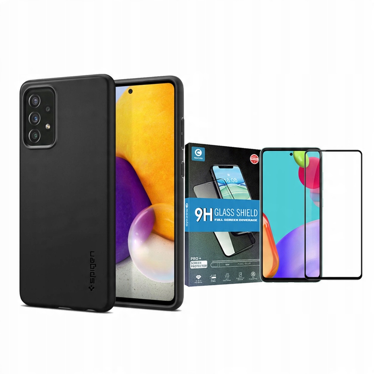 

Spigen Etui Do Galaxy A72/A72 5G + Szkło Mocolo