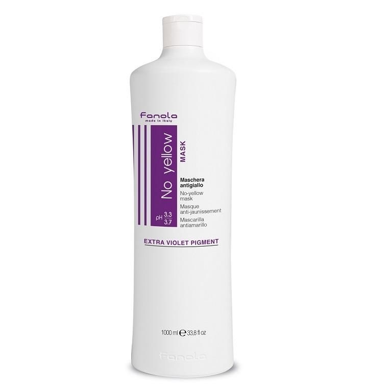 No Yellow Fanola Maska Na Blond Vlasy 1000ML Pro Zesvětlené A Blond Vlasy
