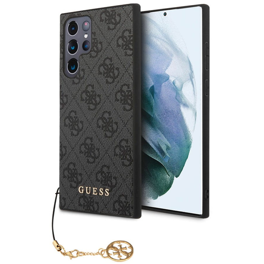 Etui Guess 4G Charms Collection na Samsung Galaxy S24 Ultra czarne Guess