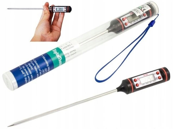 

Termometr Szpilkowy LCD Kuchenny Mięsa Wina 300°C
