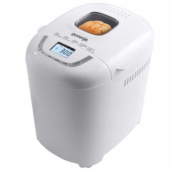Gorenje BM910WII Chlebopiekarnia z Funkcją Bezglutenową, 15 Programów