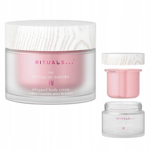 Rituals Sakura Nawilżający Mus Krem Do Ciała 220 Ml Słoik Wkład Refill