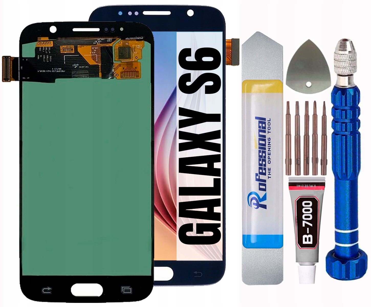 Displej Pro Samsung Galaxy S6 G920 Oled LCD Displej, Granátový