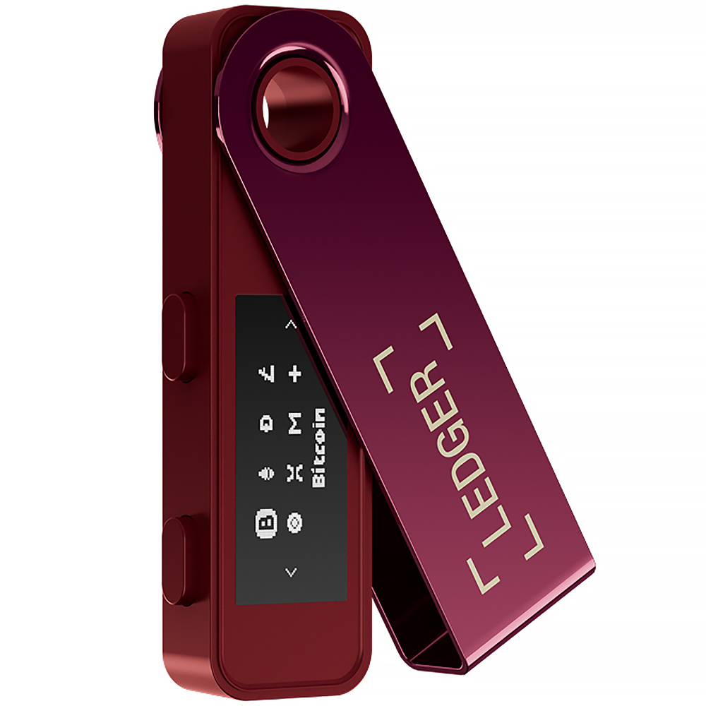 2× Portfel do kryptowalut Ledger Nano S Plus, kompatybilny z Windows Mac Linux