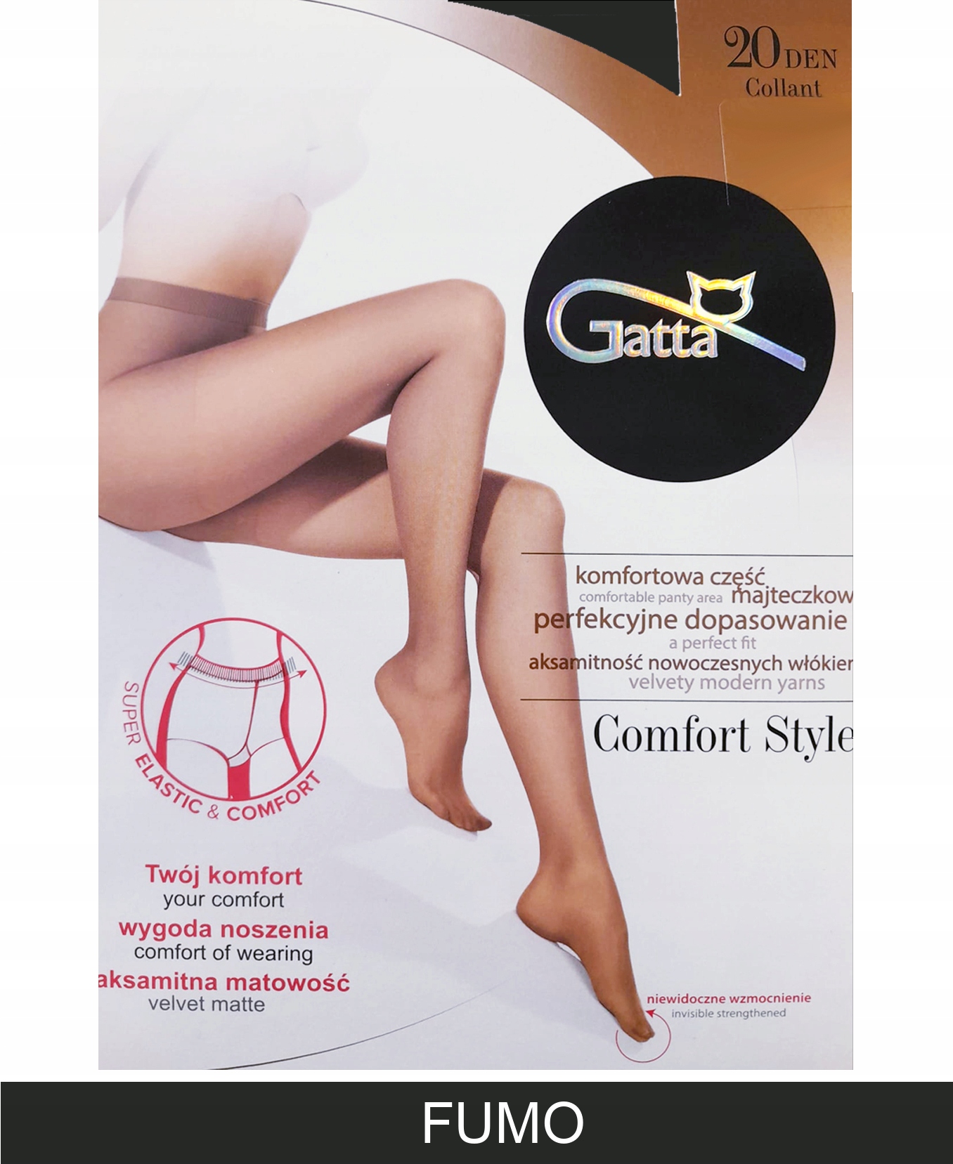 

Gatta Comfort Style Raj. dam. 20den 4-L Fumo
