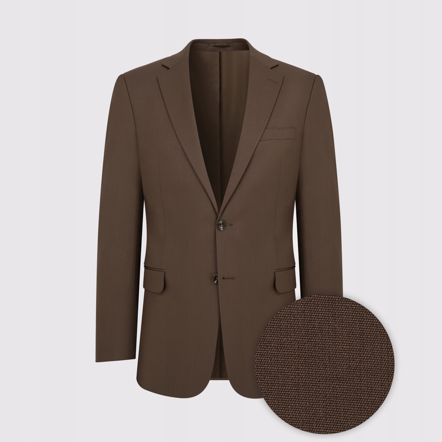 Hnědá obleková sako Pako Lorente vel