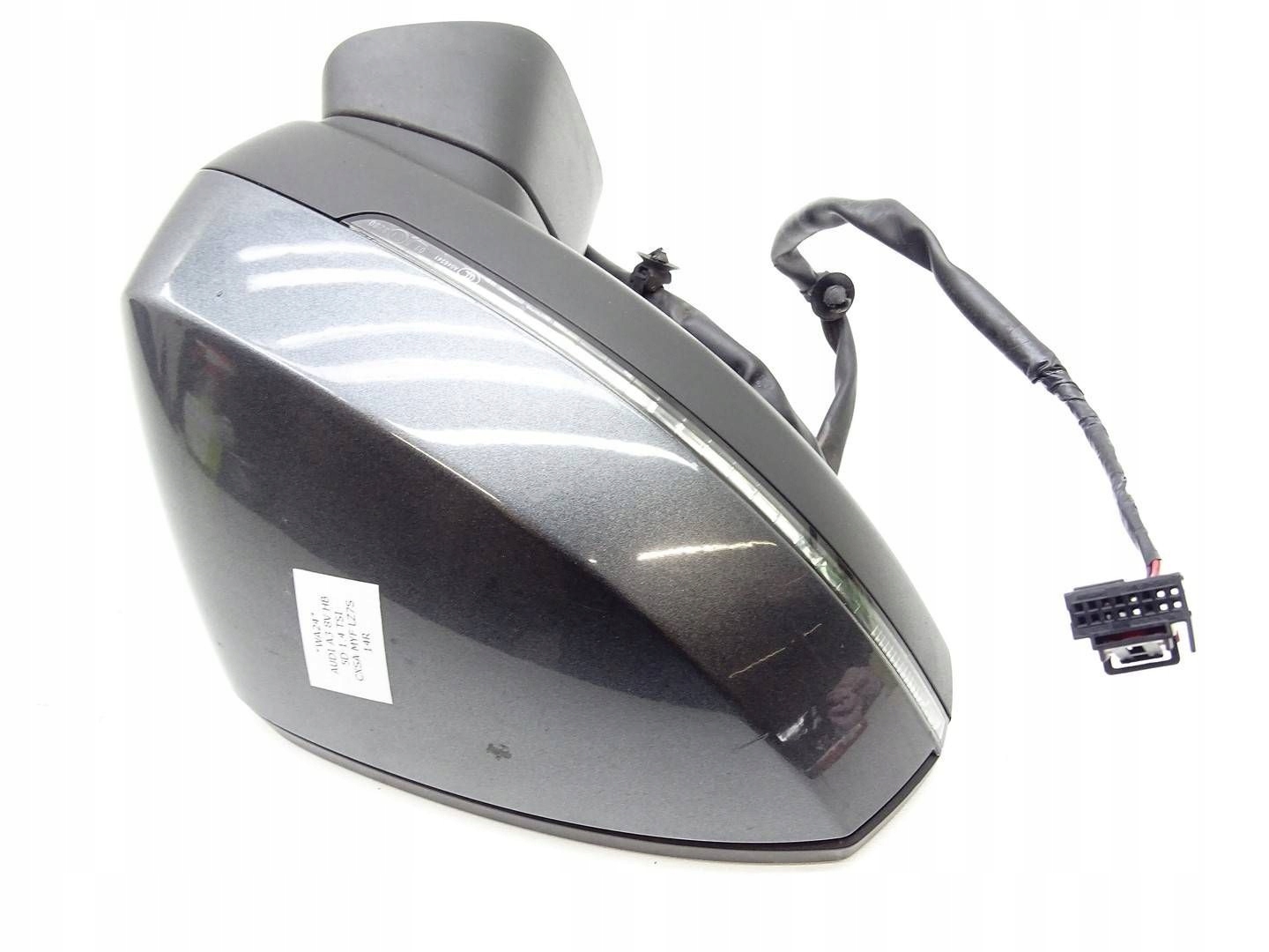 mirror right door right front exterior AUDI A3 8V LZ7S 6 PIN