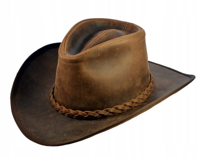 Kovbojský klobouk Western Country kožený Silverado Originál Witleather
