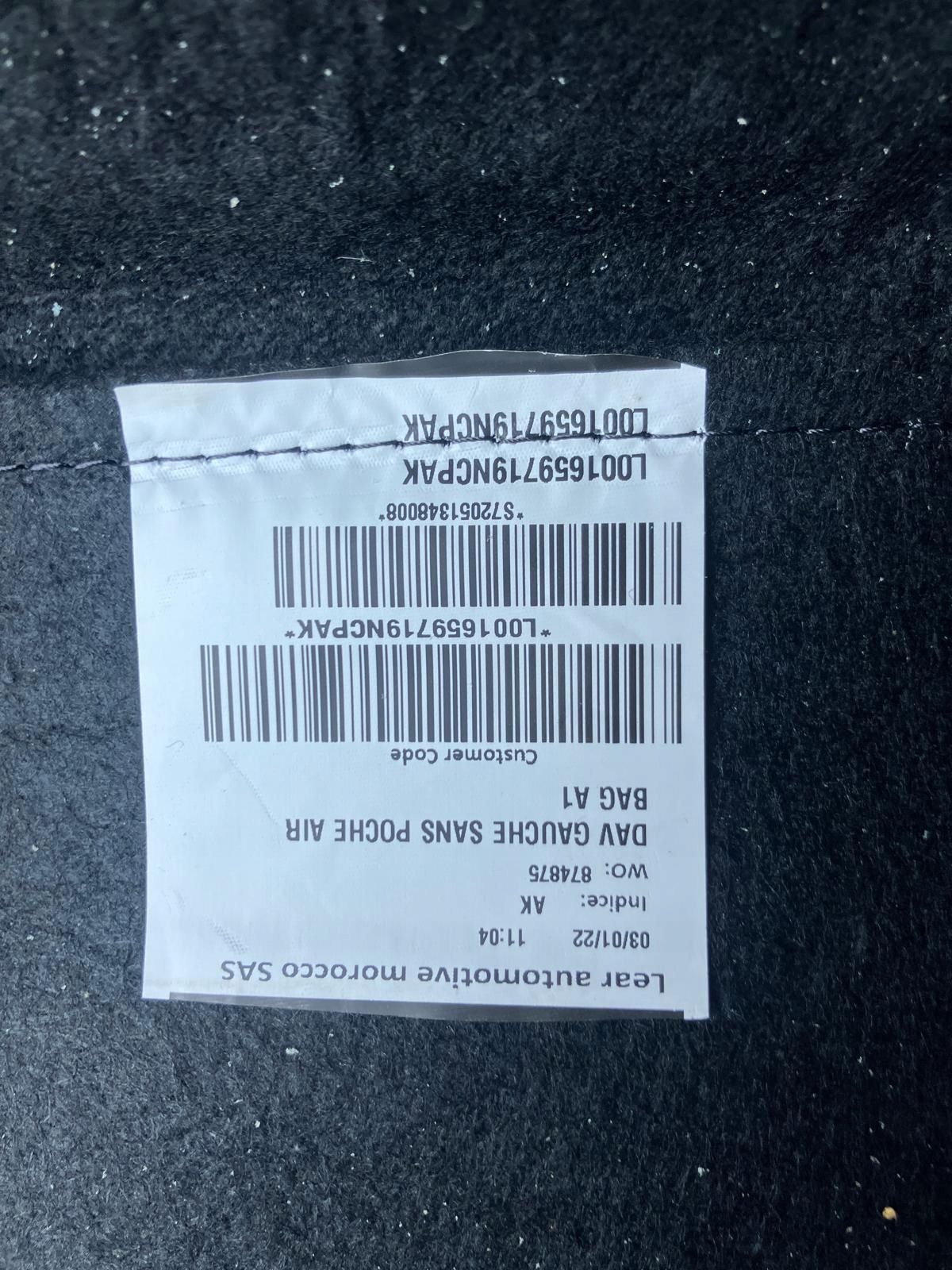 OPARCIE seat left front PEUGEOT 208 II