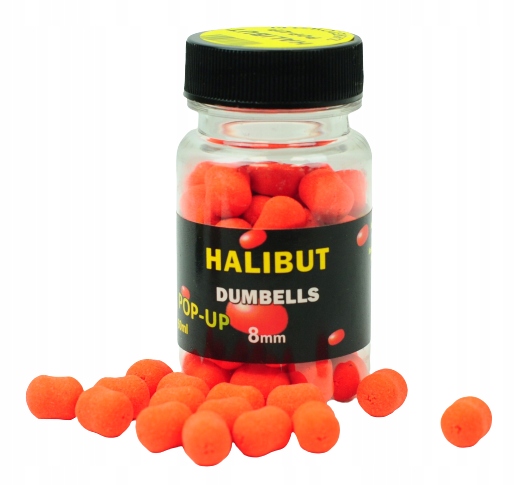 HALIBUT POP-UP DUMBELLS MCKARP 8mm PRZYNĘTA