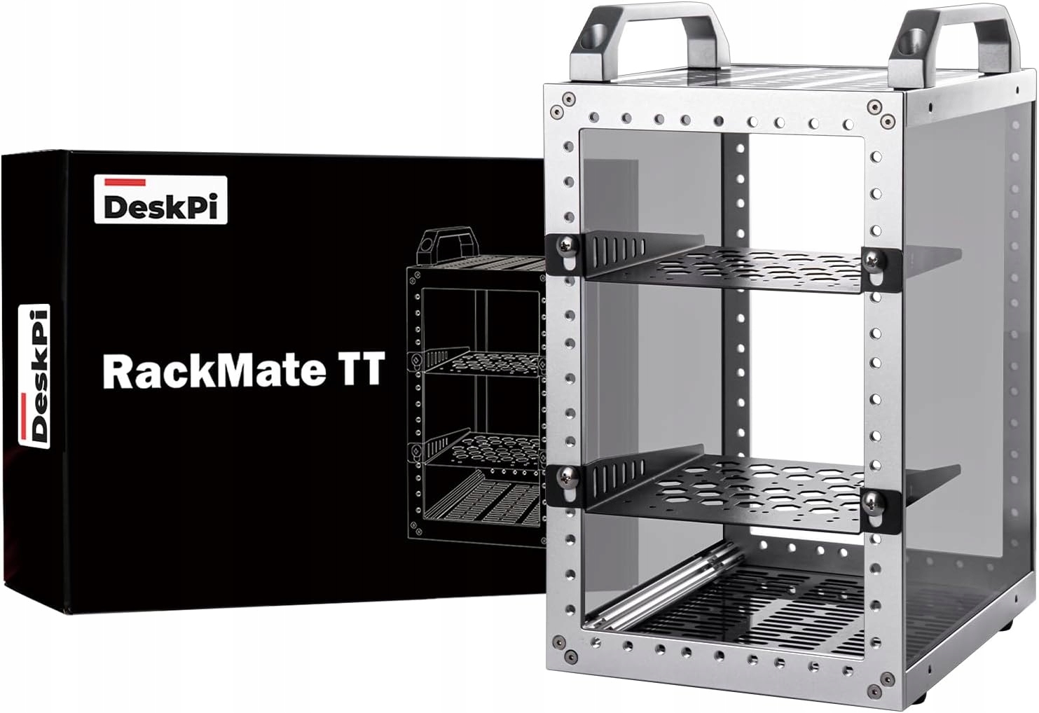 GeeekPi DeskPi RackMate Tt Mini Rack Serverová skriňa pre Mini Pc Nas Router