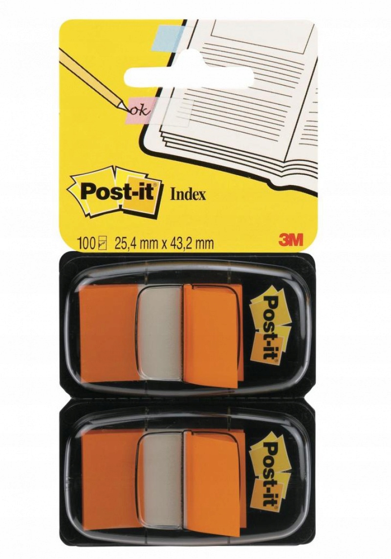 

Zakładki indeksujące Post-it pomarańczowe 25x43mm