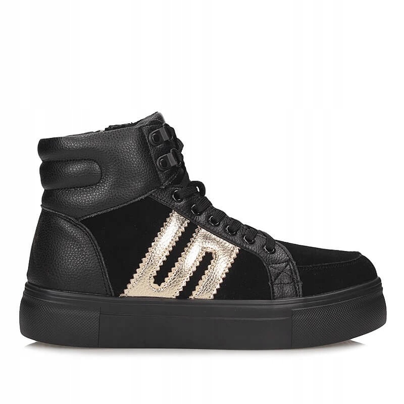 Módní dámské kotníkové boty Sneakersy Filippo DBT7269/25 Bk Go
