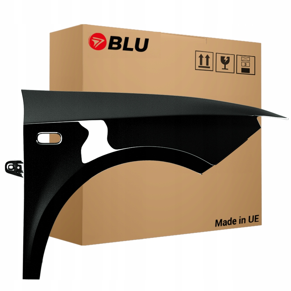 Blu Blatník Seat Ibiza IV 4 6J LC9X pravý černý 08-17 přední DeepBlack